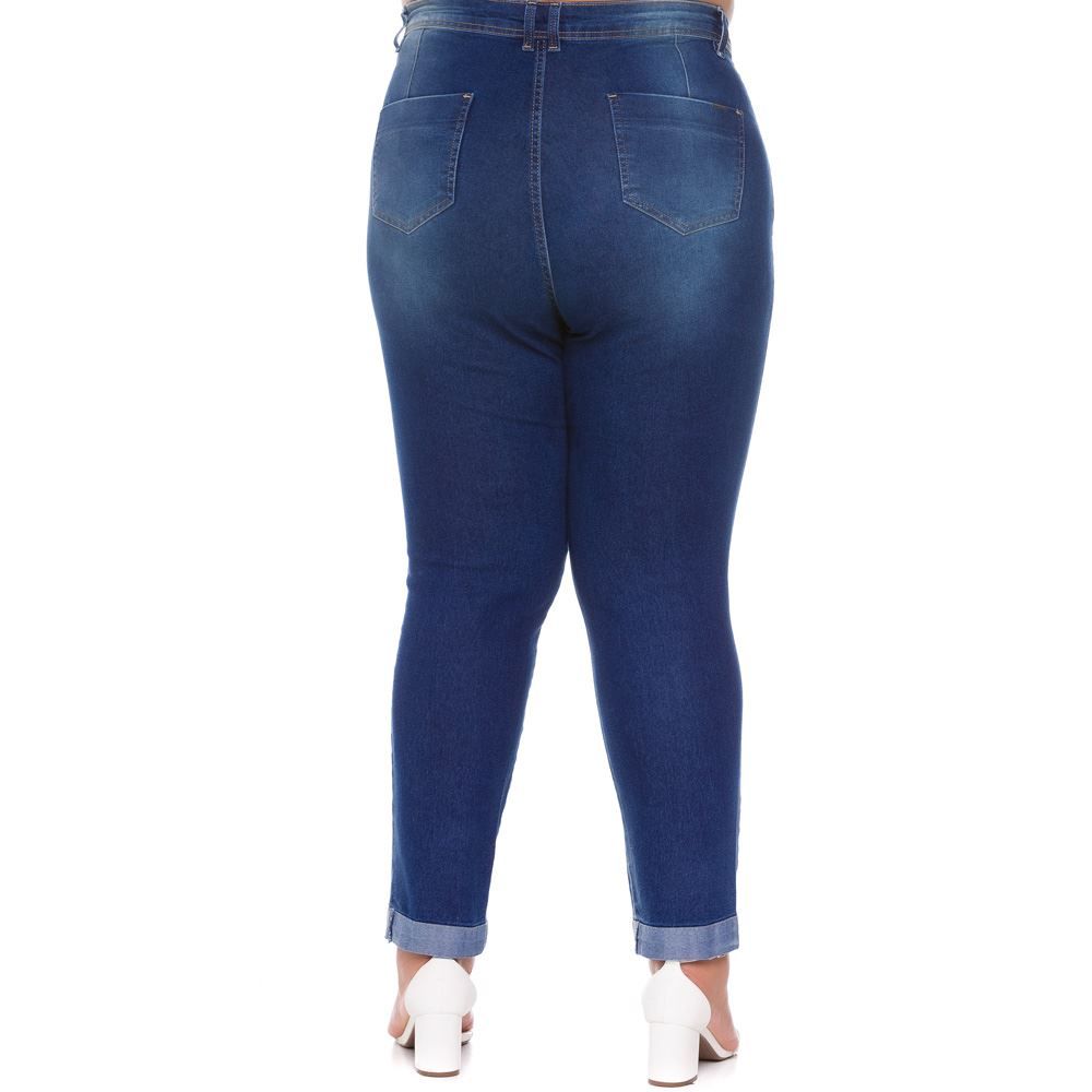 Calça Jeans Plus Size Cigarrete Patrícia Foster Mais