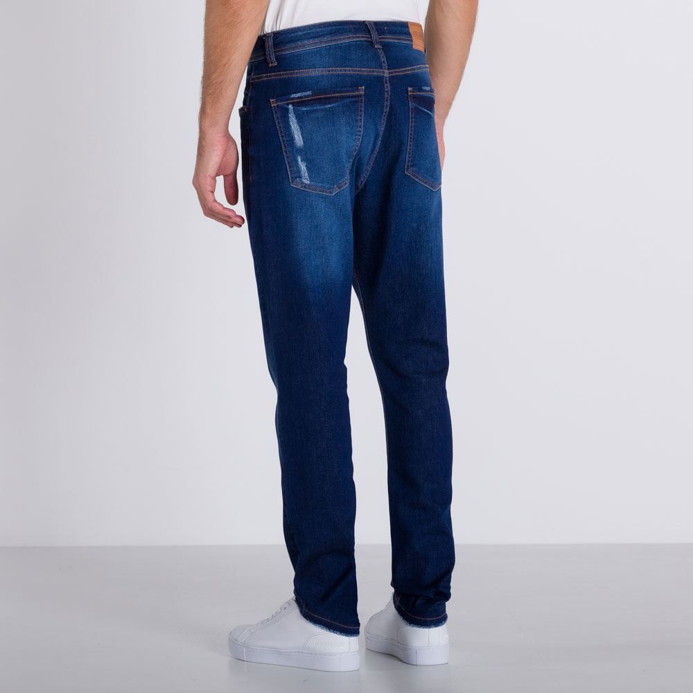 Calça Jeans Skinny Barra Desfiada Thing