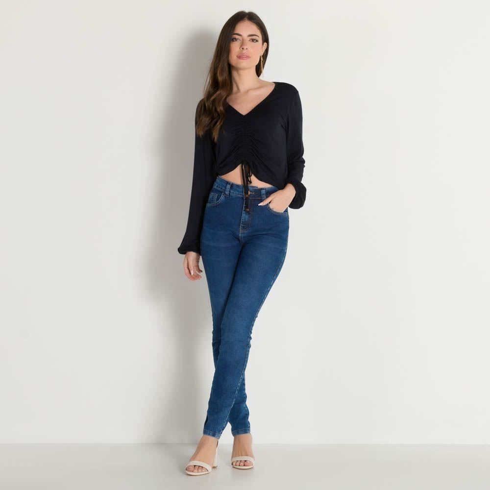 Calça Jeans Skinny Five Pockets Patricia Foster