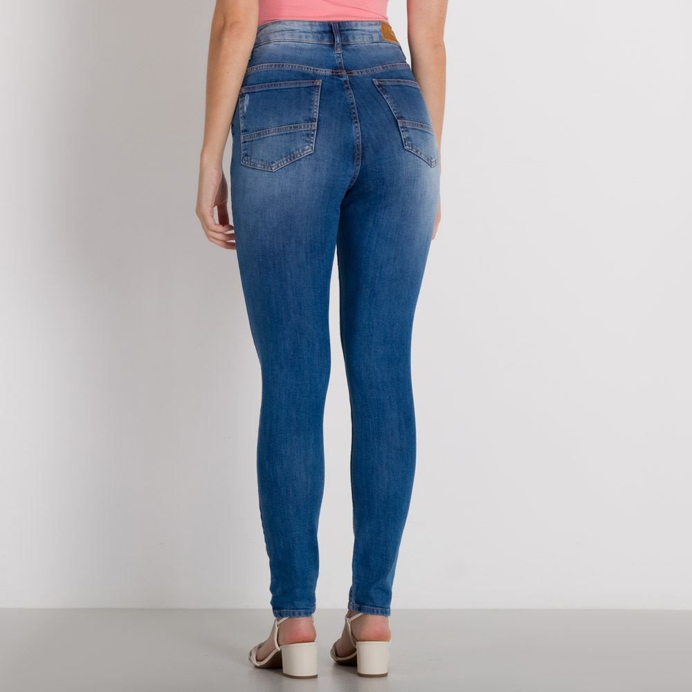 Calça Jeans Skinny Joelho Rasgado Boby Blues