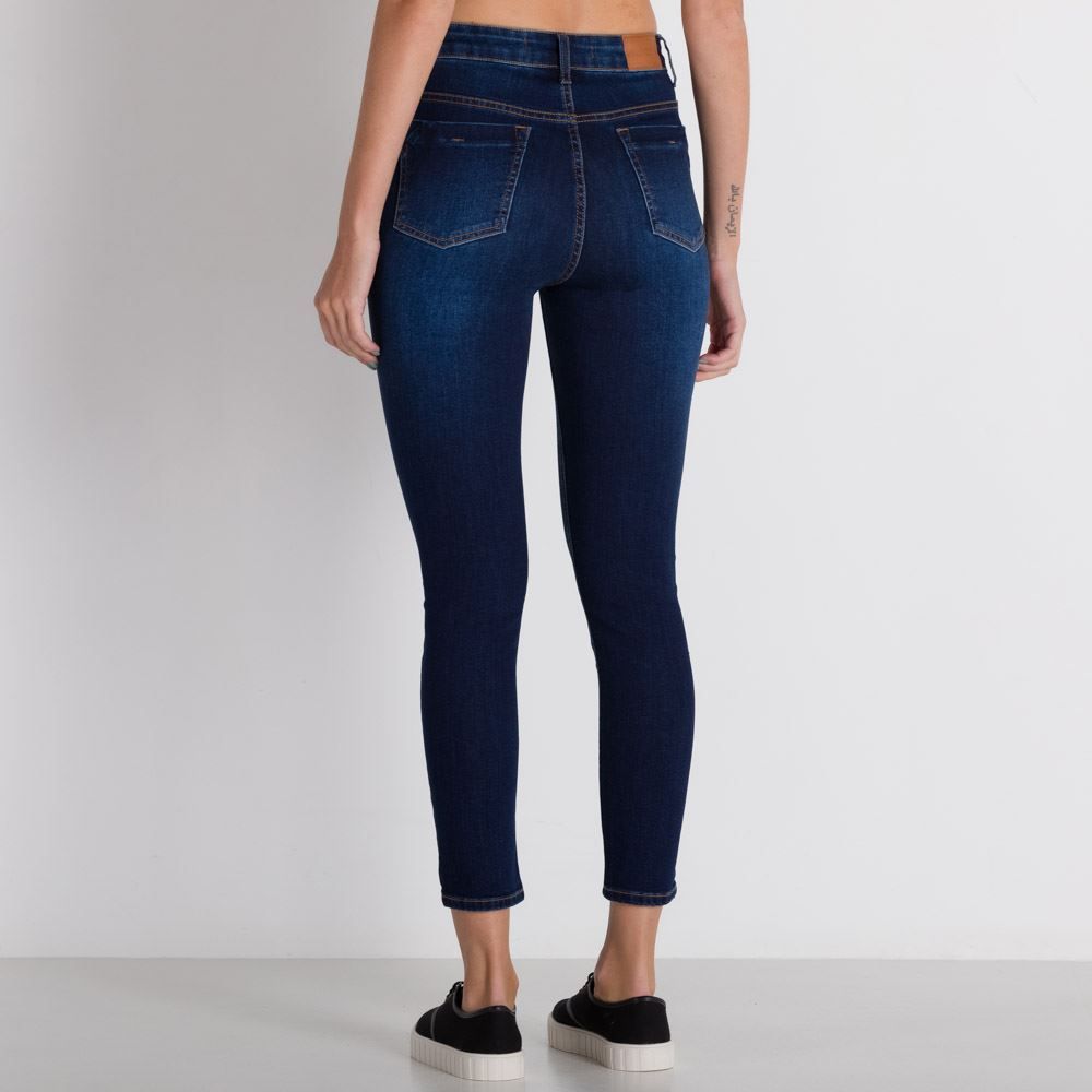 Calça Jeans Skinny Lavagem Tradicional Patricia Foster