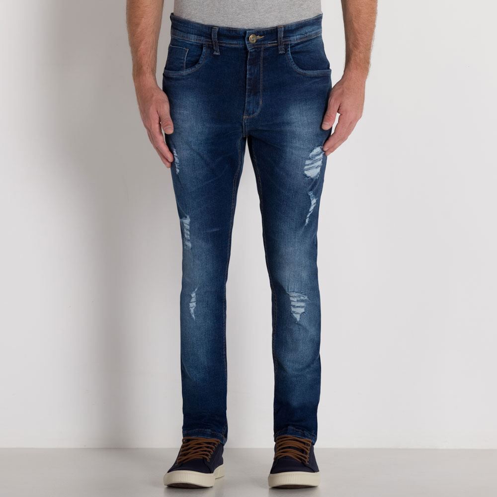 Calça Jeans Skinny Ponto de Luz Thing