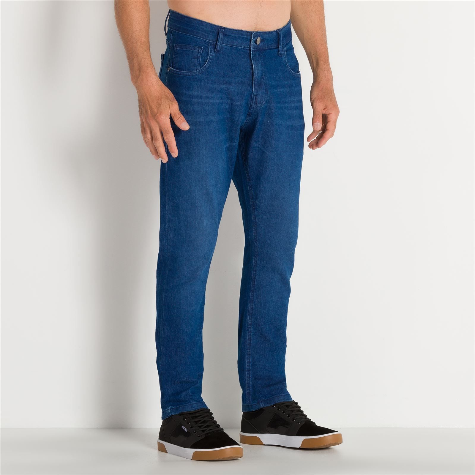 Calça Jeans Slim Bigodes a Laser Marc Alain