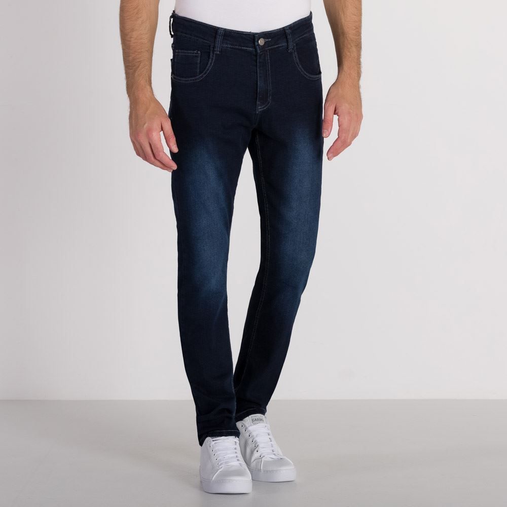 Calça Jeans Slim Ponto Luz Marc Alain