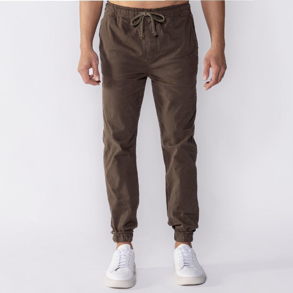 Calça Jogger Masculina De Sarja Marc Alain