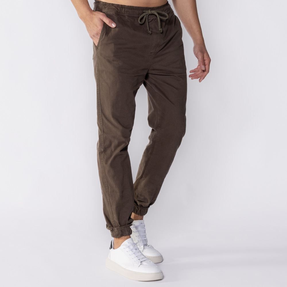 Calça Jogger Masculina De Sarja Marc Alain
