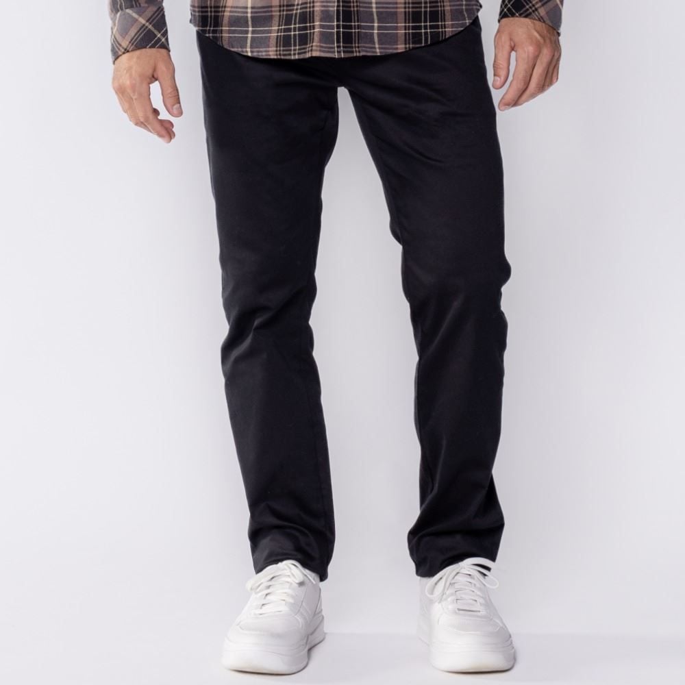 Calça Masculina Alfaiataria De Sarja Marc Alain