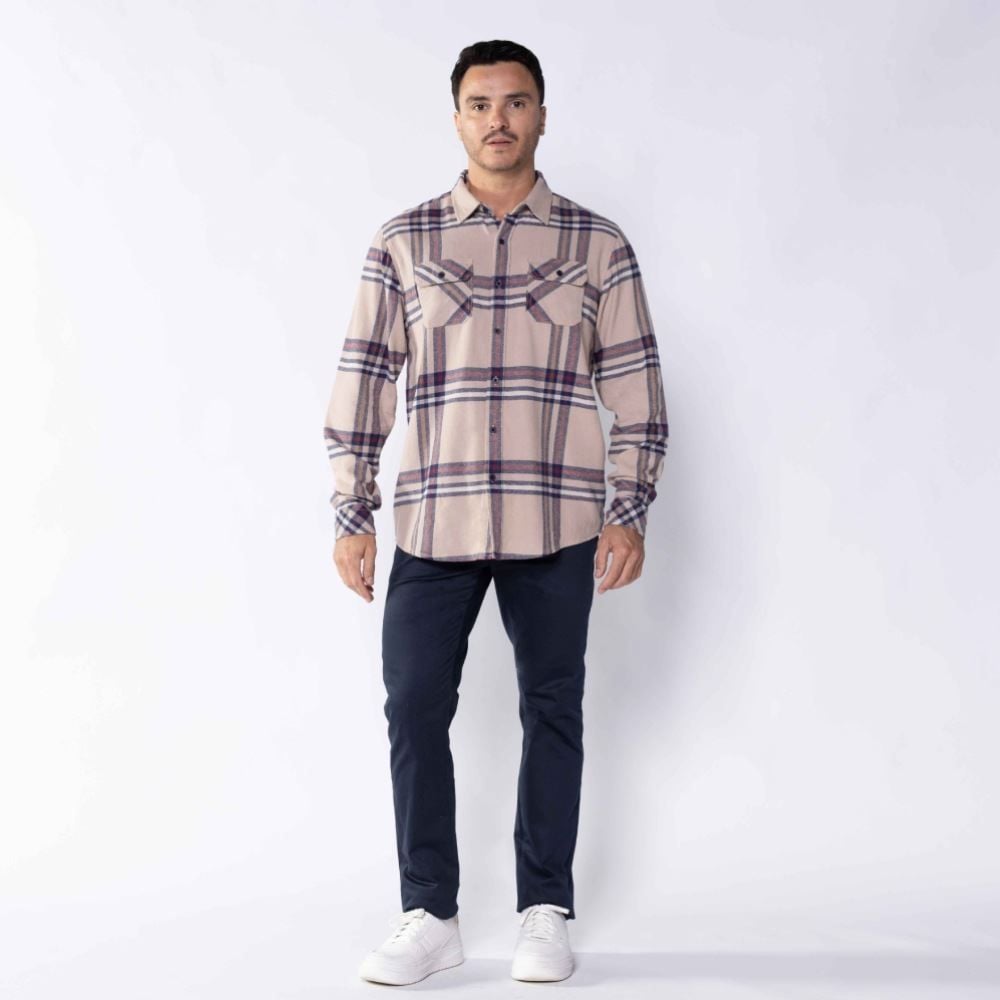 Calça Masculina Alfaiataria De Sarja Marc Alain