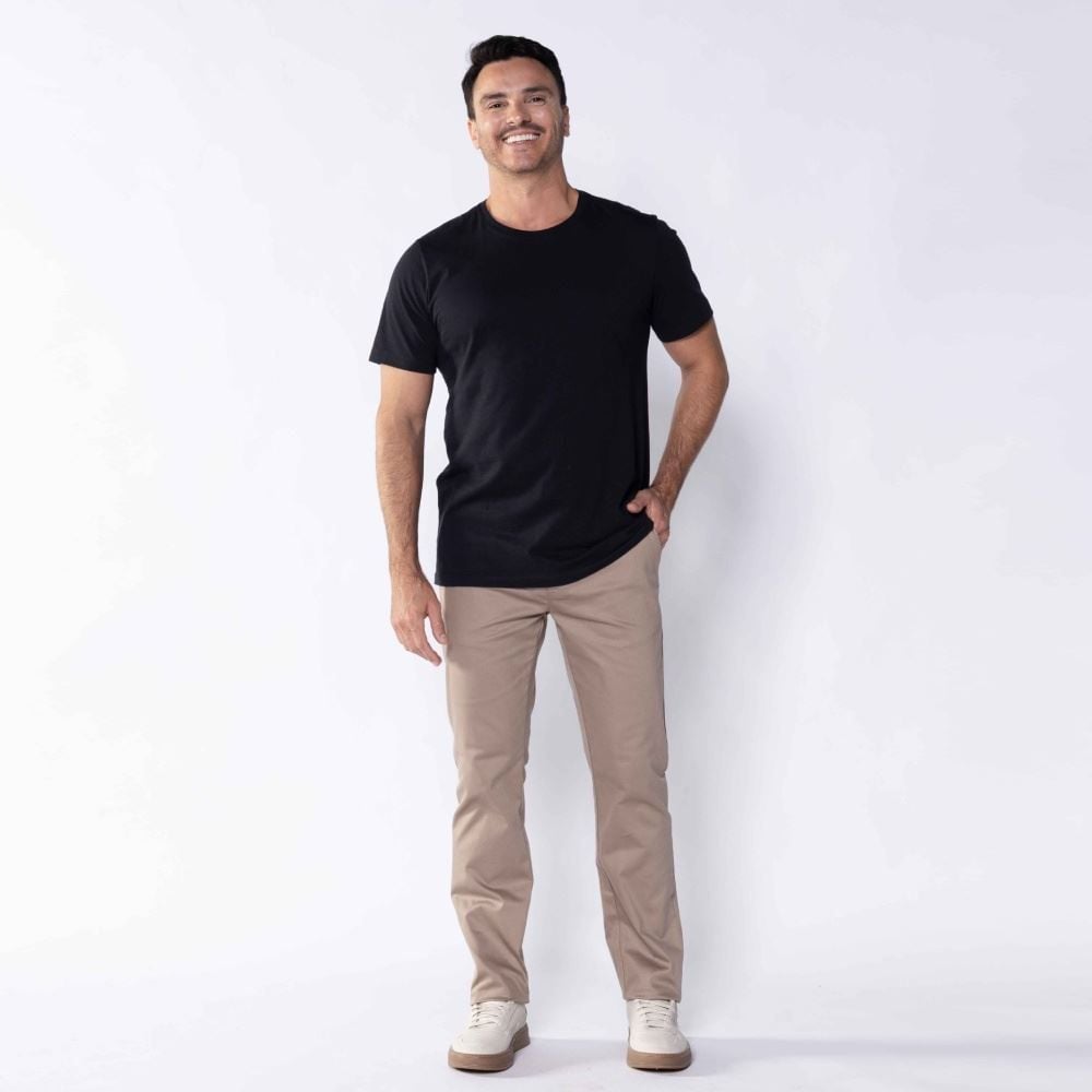 Calça Masculina Alfaiataria De Sarja Marc Alain