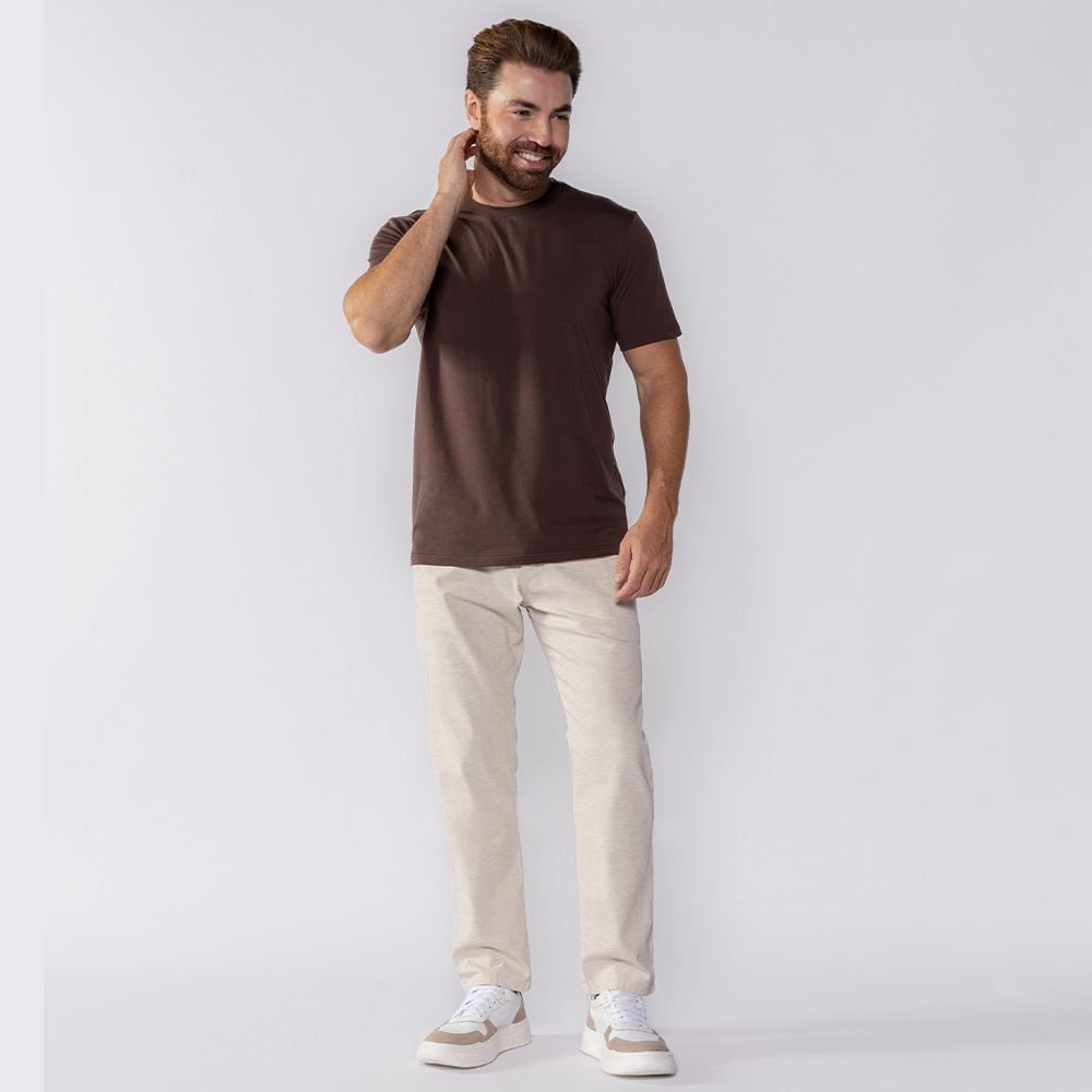 Calça Masculina De Linho Slim Thing