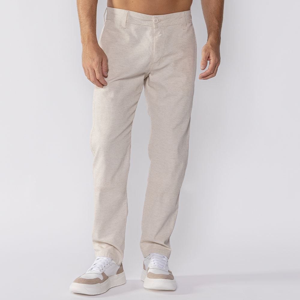 Calça Masculina De Linho Slim Thing