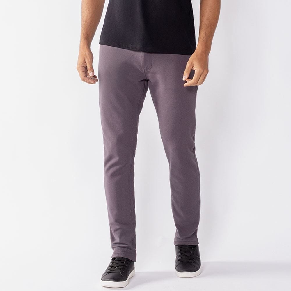 Calça Masculina Five Pocket Em Moletom Marc Alain