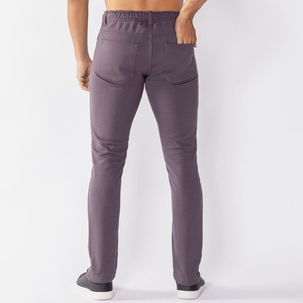 Calça Masculina Five Pocket Em Moletom Marc Alain