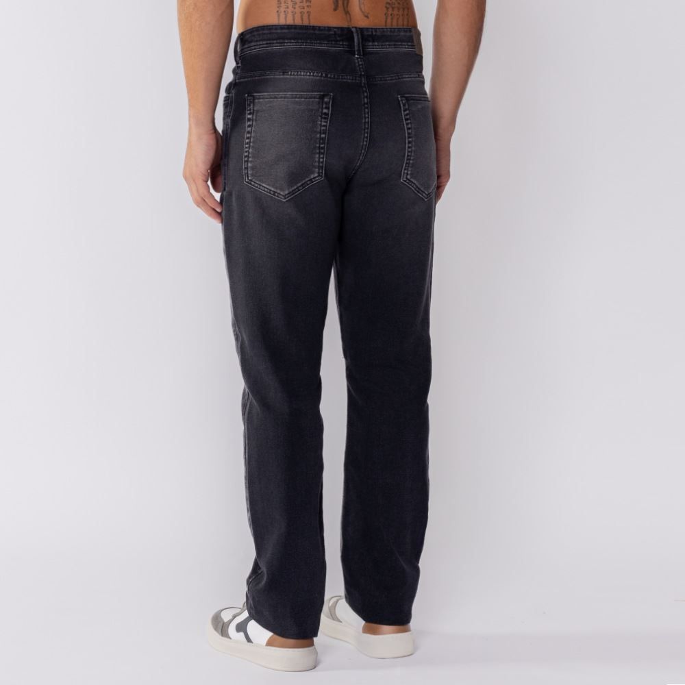 Calça Masculina Jeans Moletom Slim Marc Alain