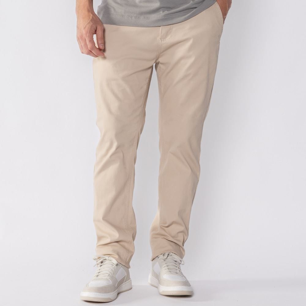 Calça Masculina Slim De Sarja Crocker