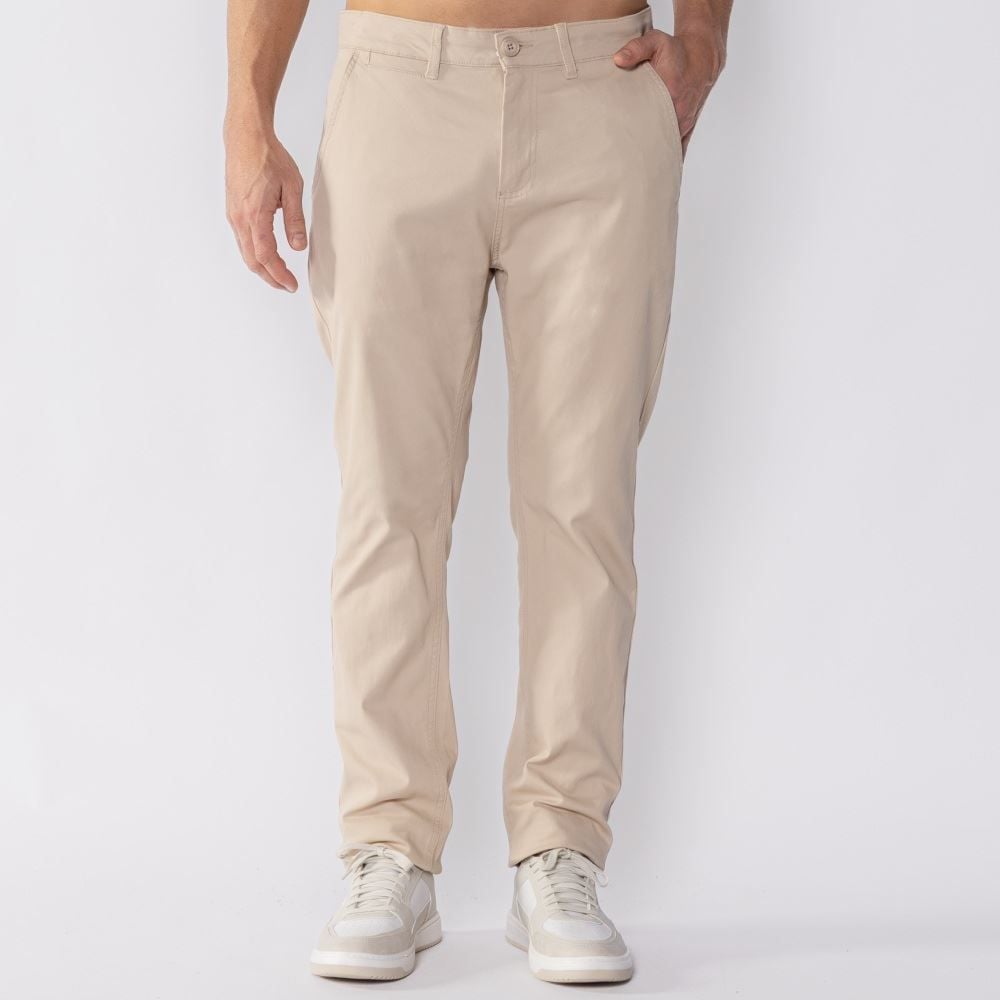 Calça Masculina Slim De Sarja Crocker