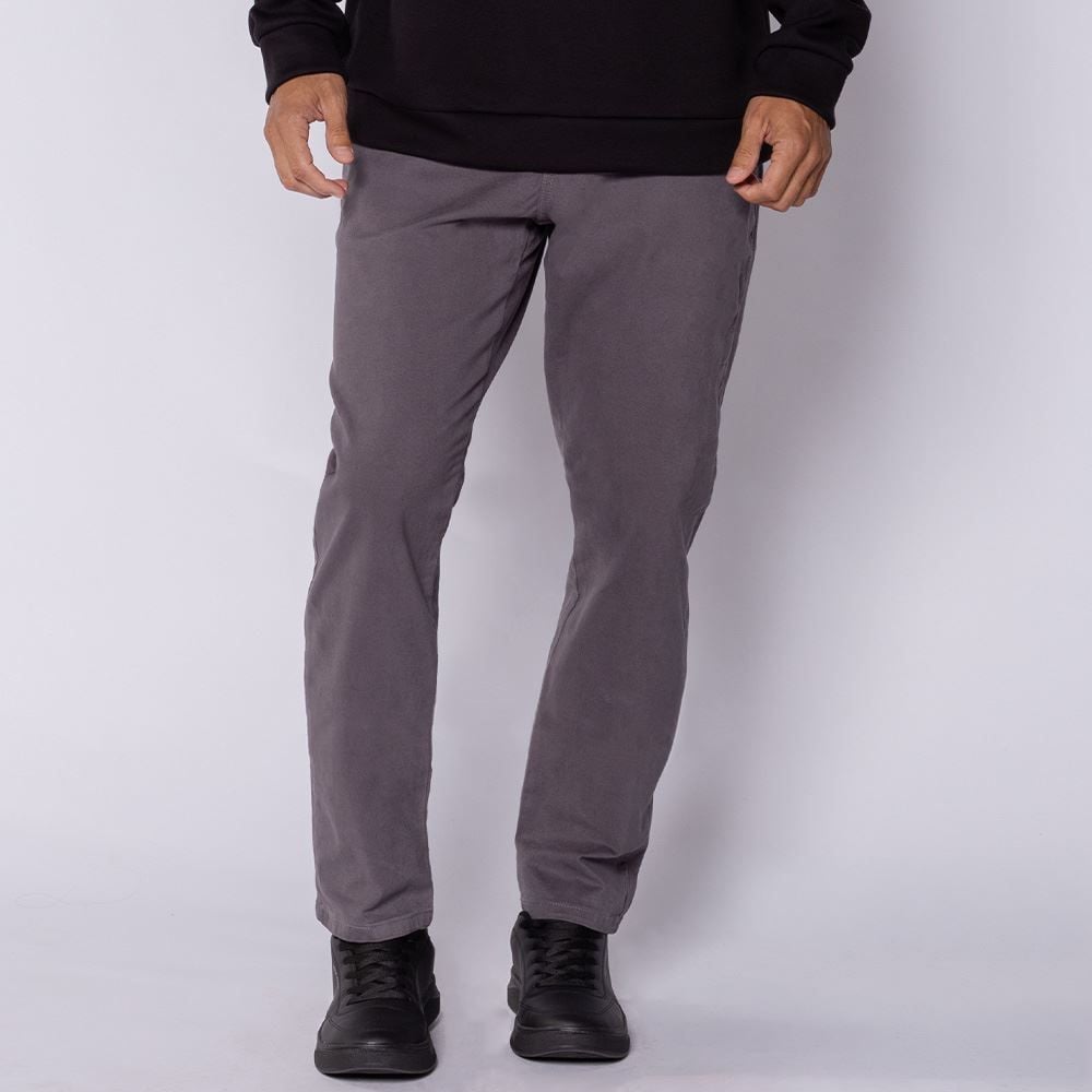 Calça Masculina Slim Em Sarja Marc Alain