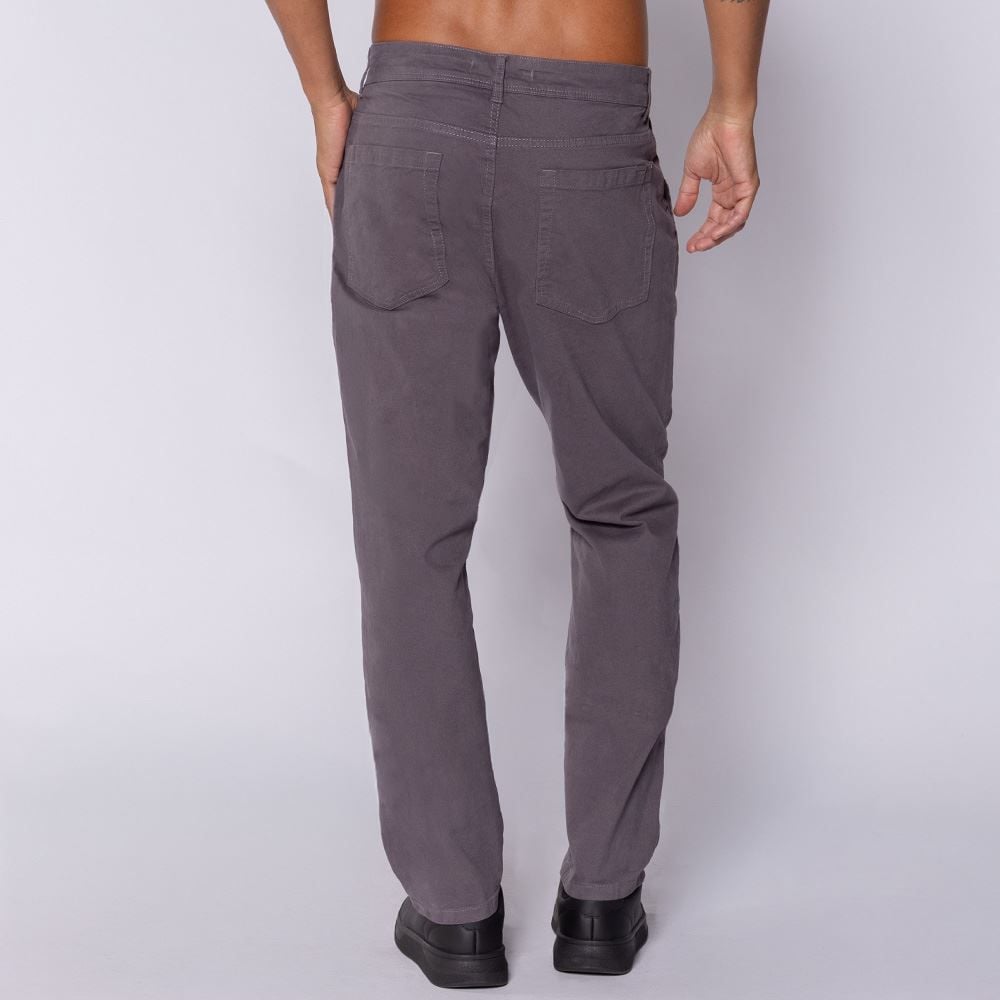 Calça Masculina Slim Em Sarja Marc Alain