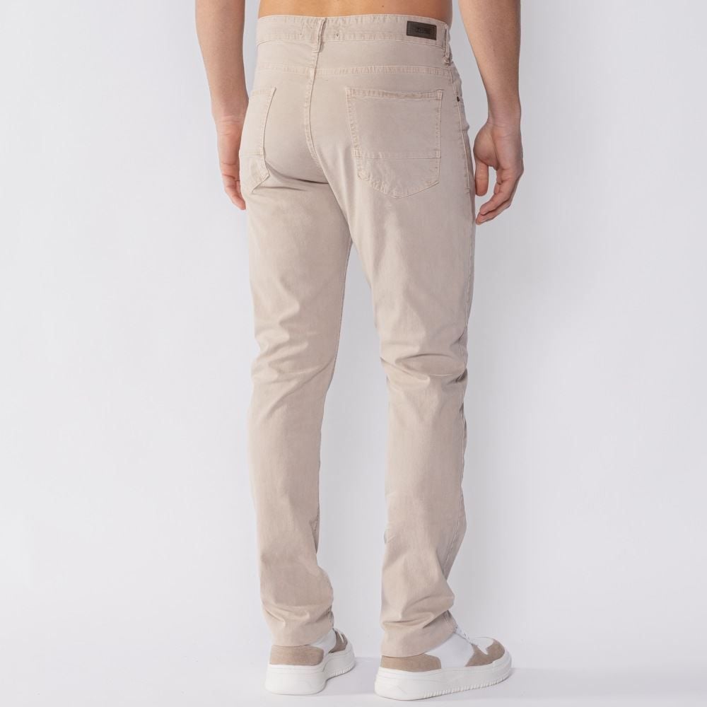 Calça Masculina Slim Estonada De Sarja Thing