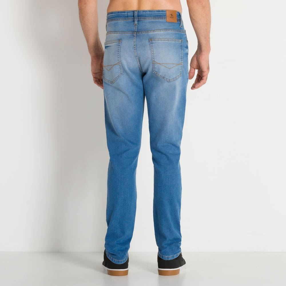 Calça Masculina Slim Jeans Claro Marc Alain