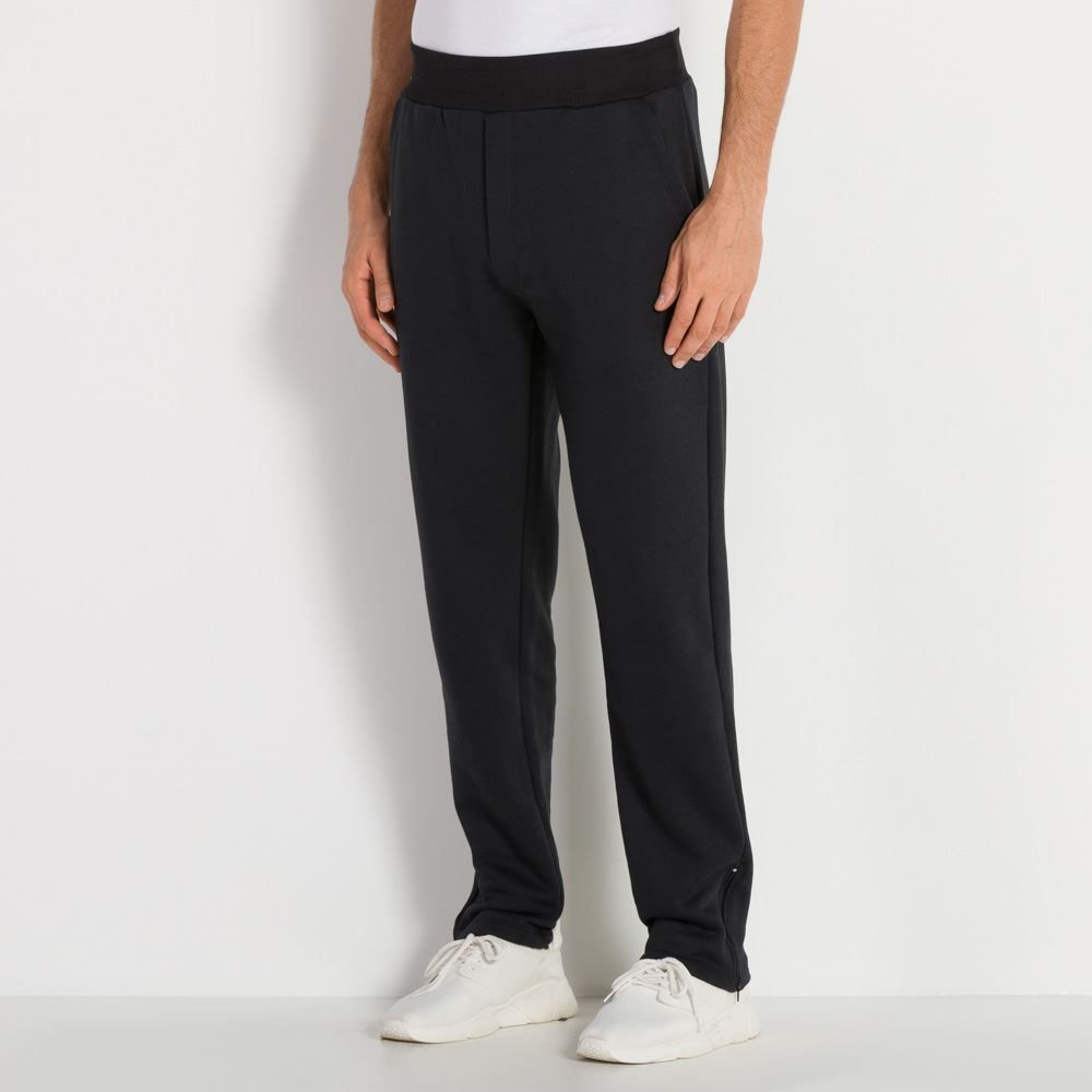 Calça Moletom Com Pelúcia Reta Scream