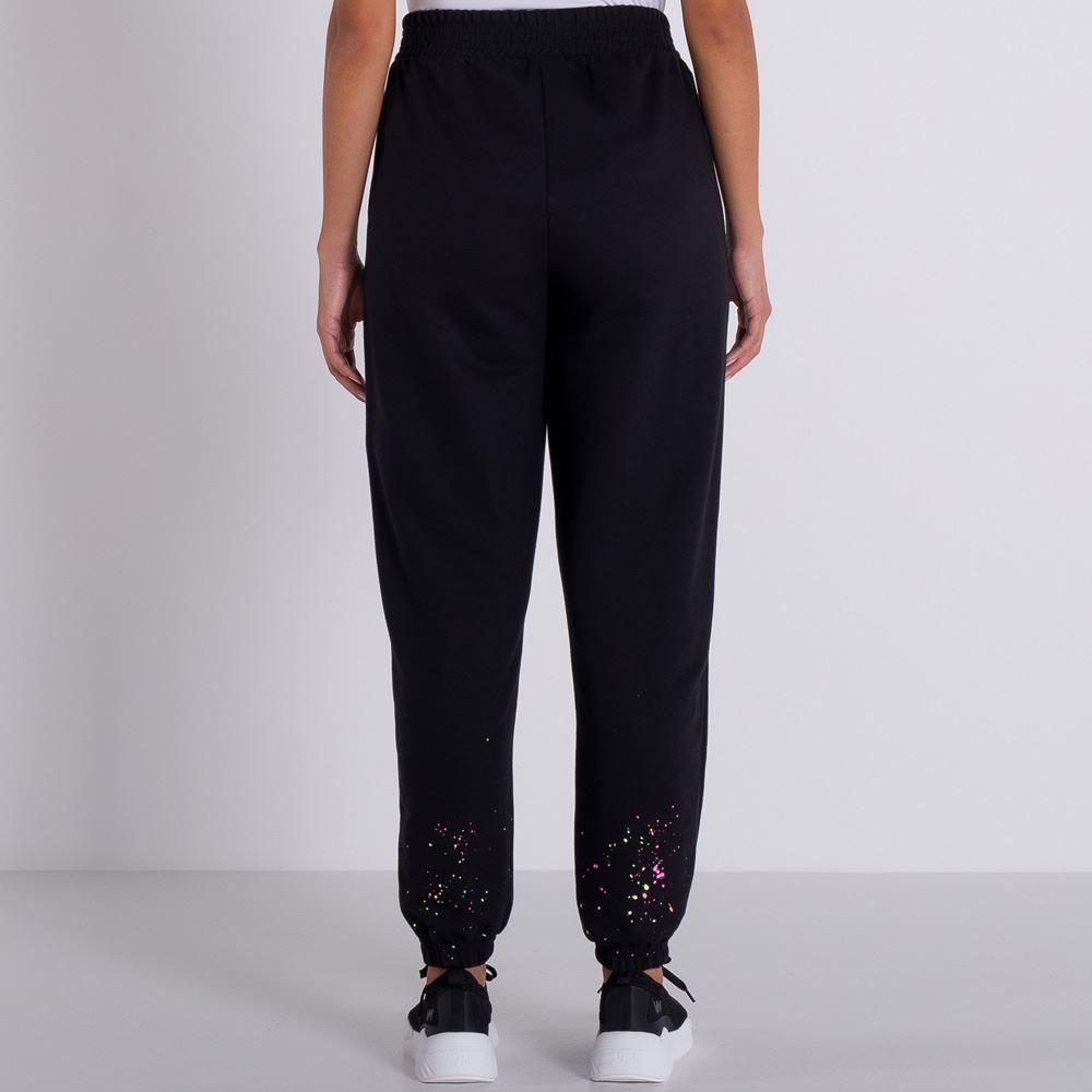 Calça Moletom com Respingos Boby Blues