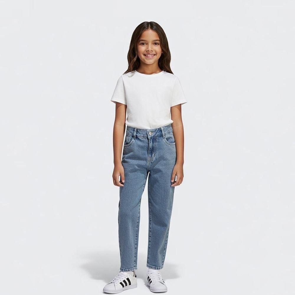 Calça Mom Infantil Menina 4 a 10 Anos Marmelada