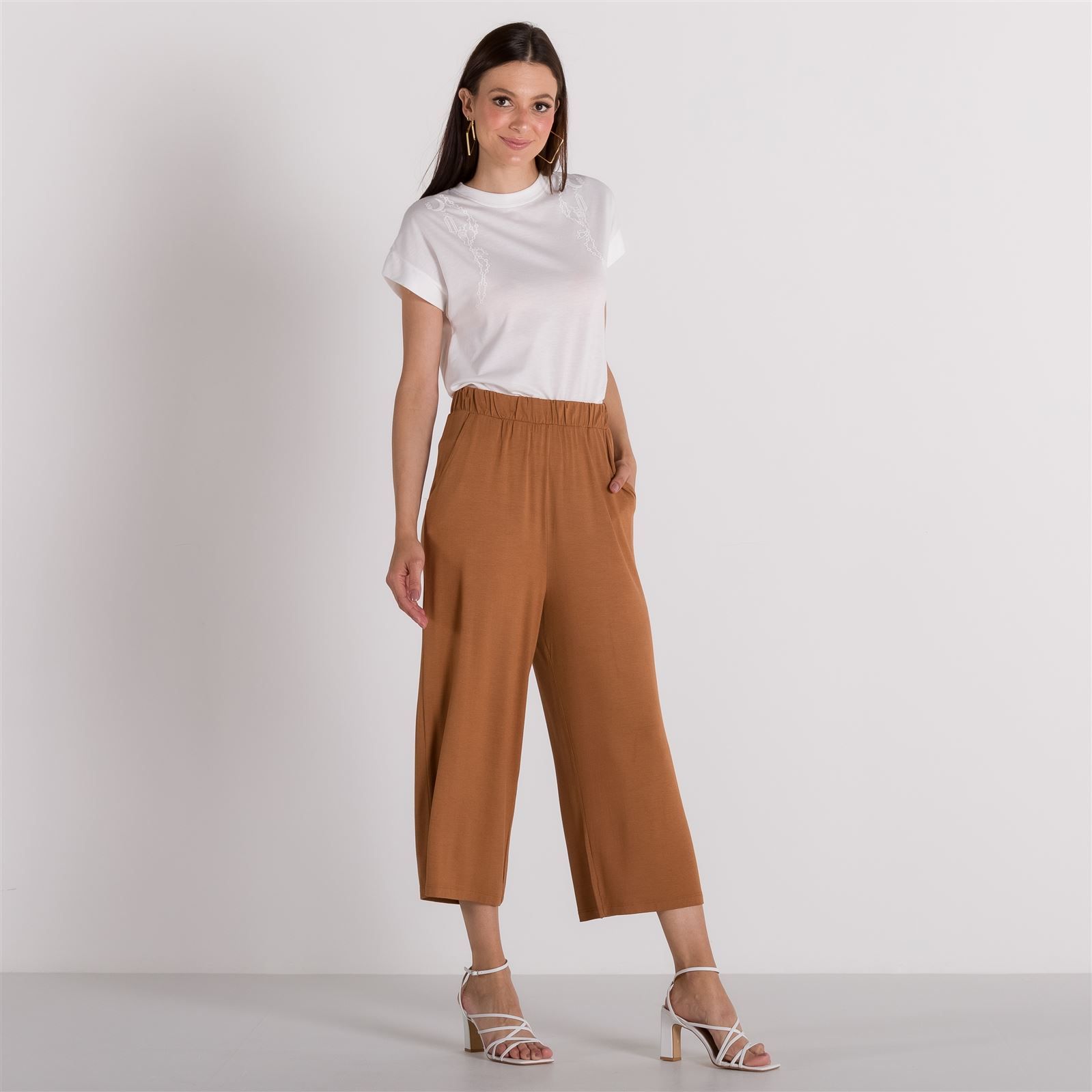 Calça Pantacourt Viscoflex Patricia Foster