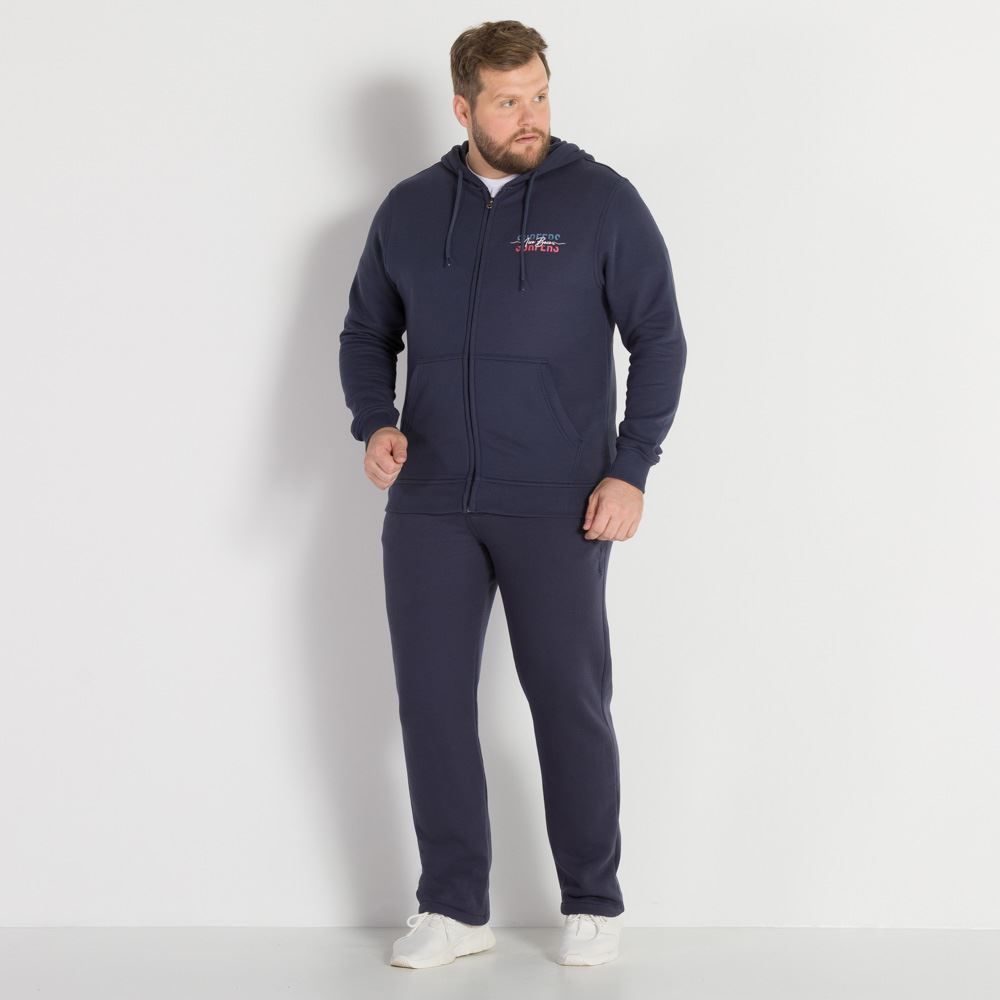 Calça Peluciada Plus Size Moletom Nicoboco