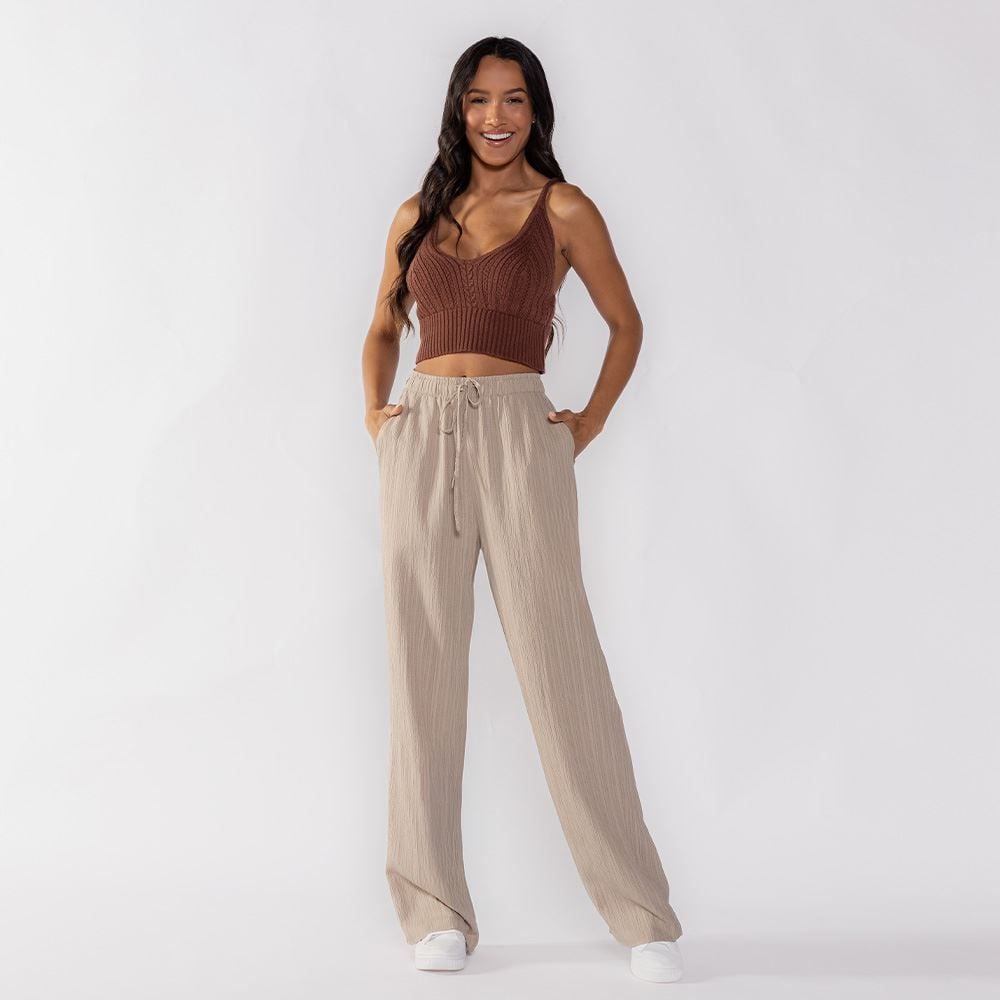 Calça Pantalona Estilo Pijama Boby Blues