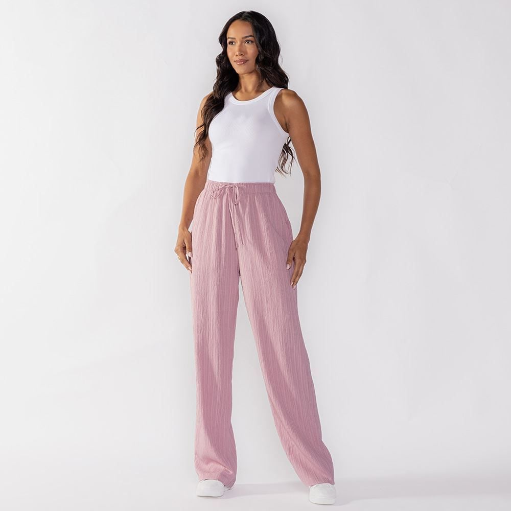 Calça Pantalona Estilo Pijama Boby Blues