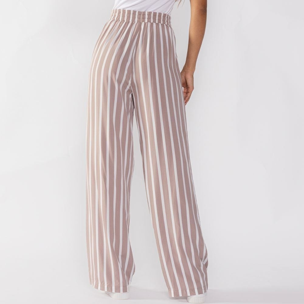 Calça Pantalona Estilo Pijama Patricia Foster