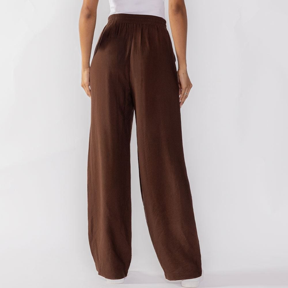 Calça Pantalona Estilo Pijama Patricia Foster