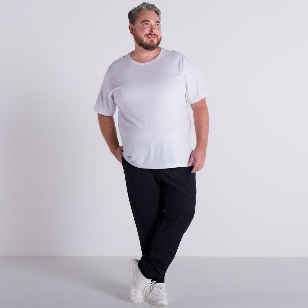 Calça Plus Size com White Ball Marc Alain