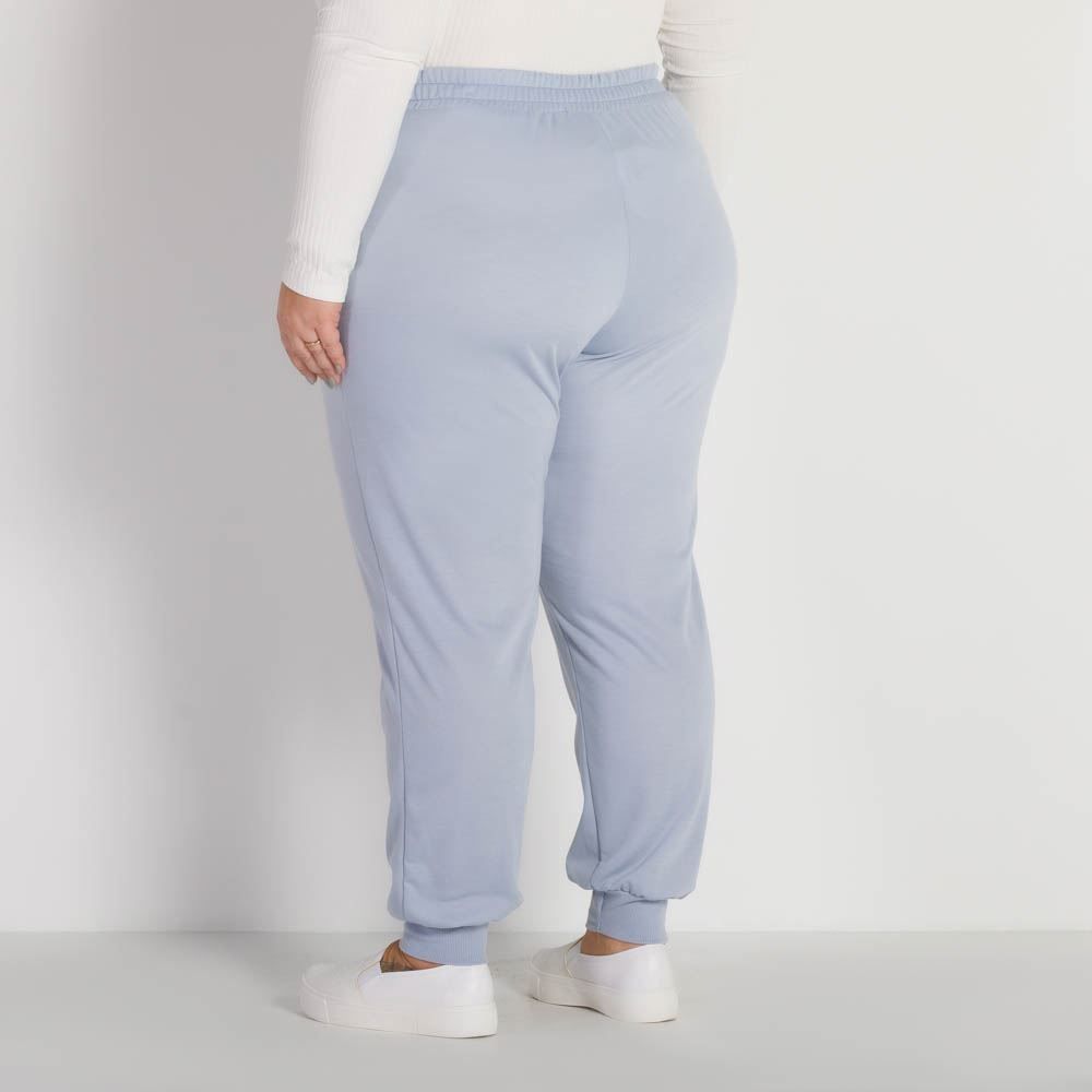 Calça Plus Size Moletom com Felpa Patricia Foster Mais