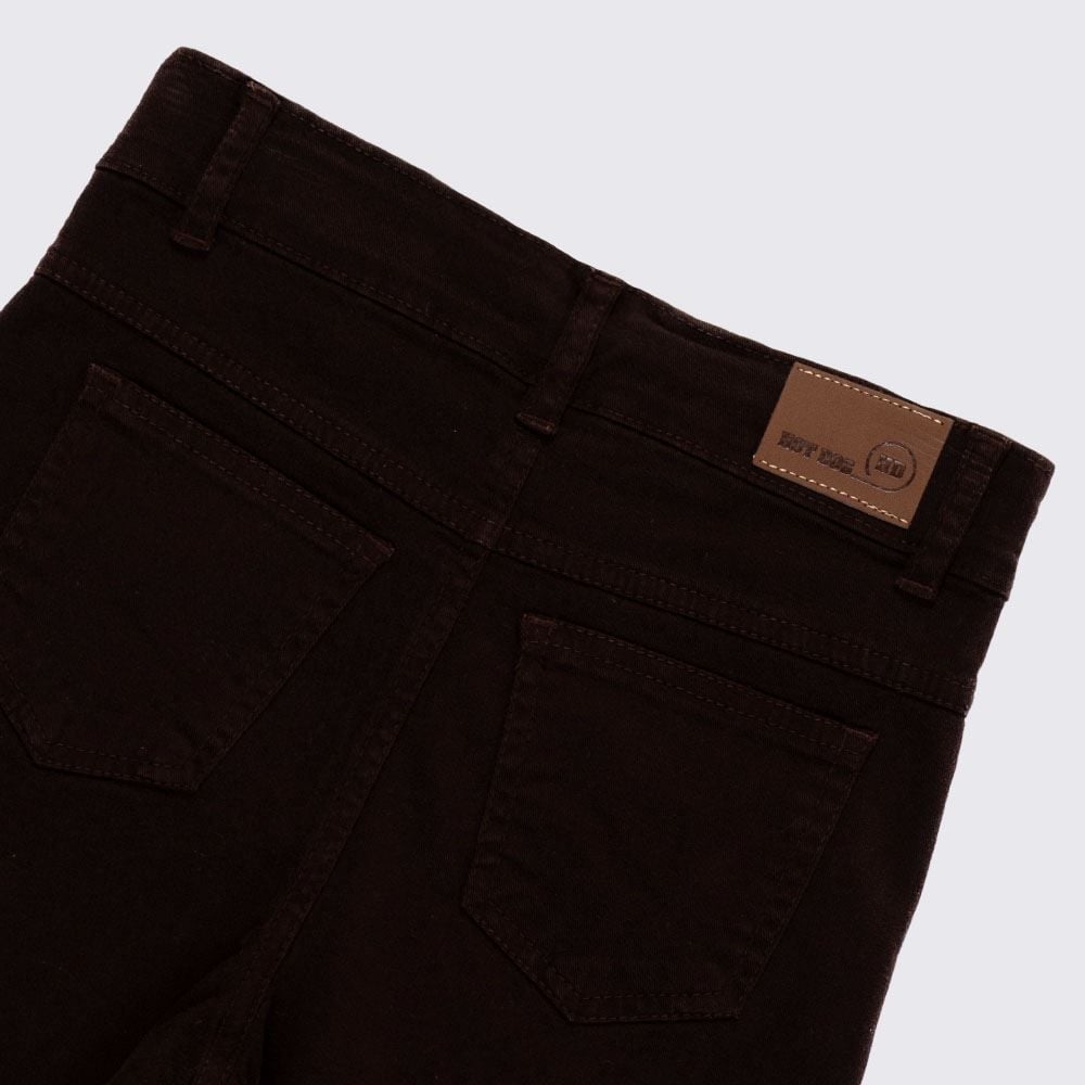 Calça Reta Infantil Menino 4 a 10 Anos Hot Dog