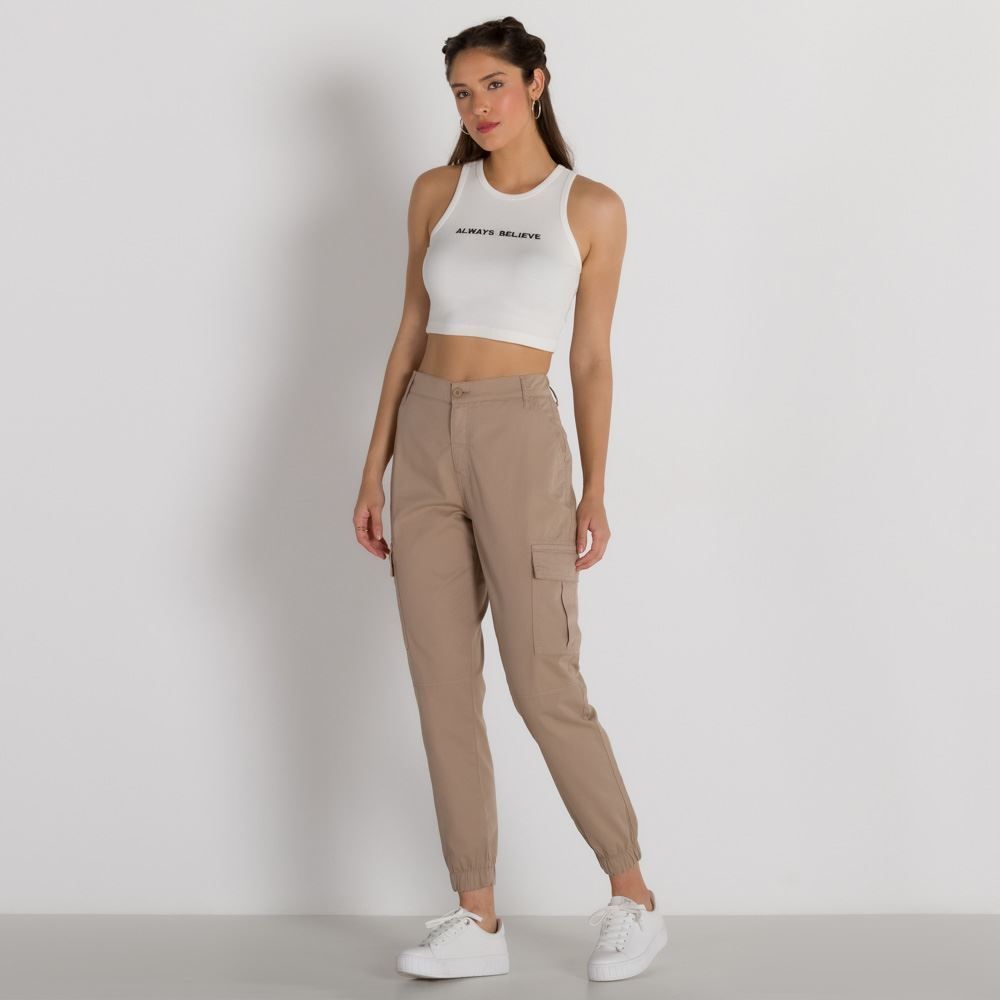 Calça Sarja Jogger Cargo Boby Blues