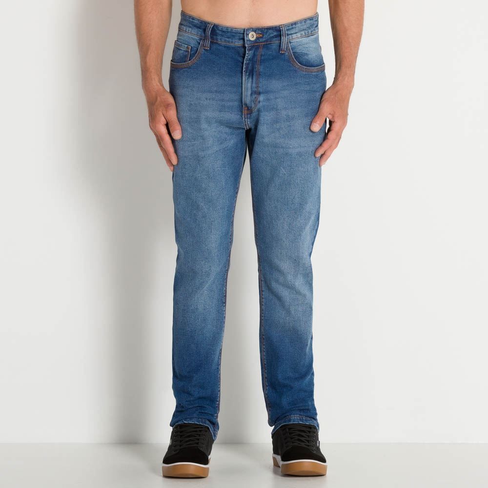 Calça Slim Masculina Em Jeans Marc Alain