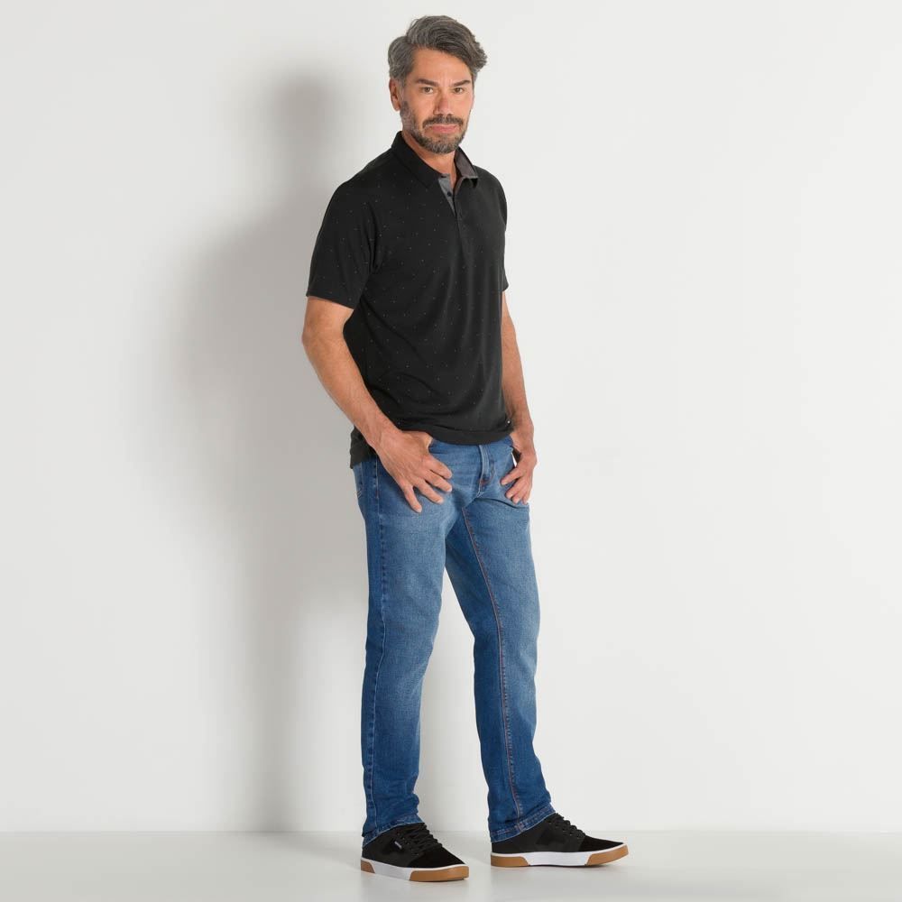 Calça Slim Masculina Em Jeans Marc Alain