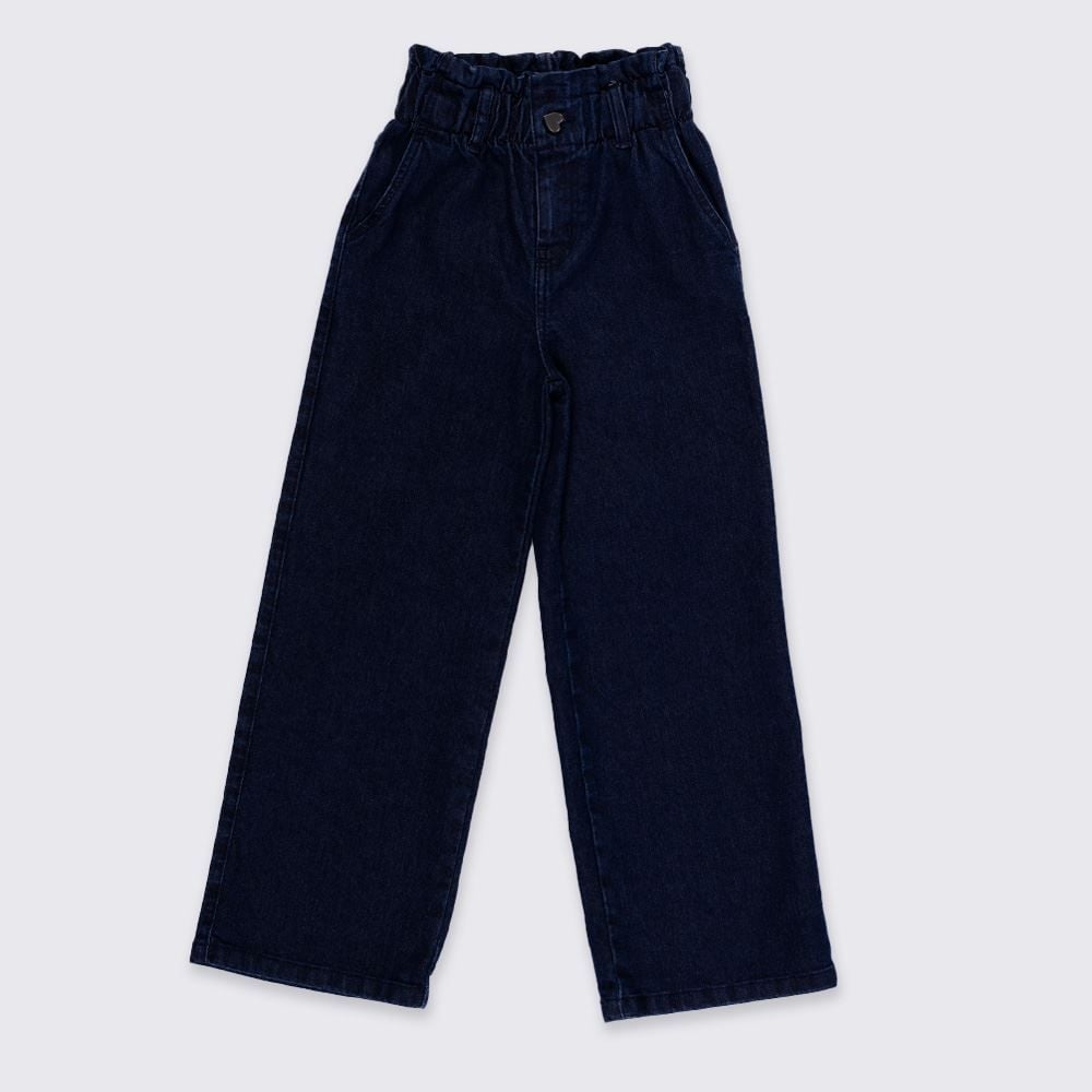 Calça Wide Clochard Infantil Menina 4 a 10 Anos Marmelada