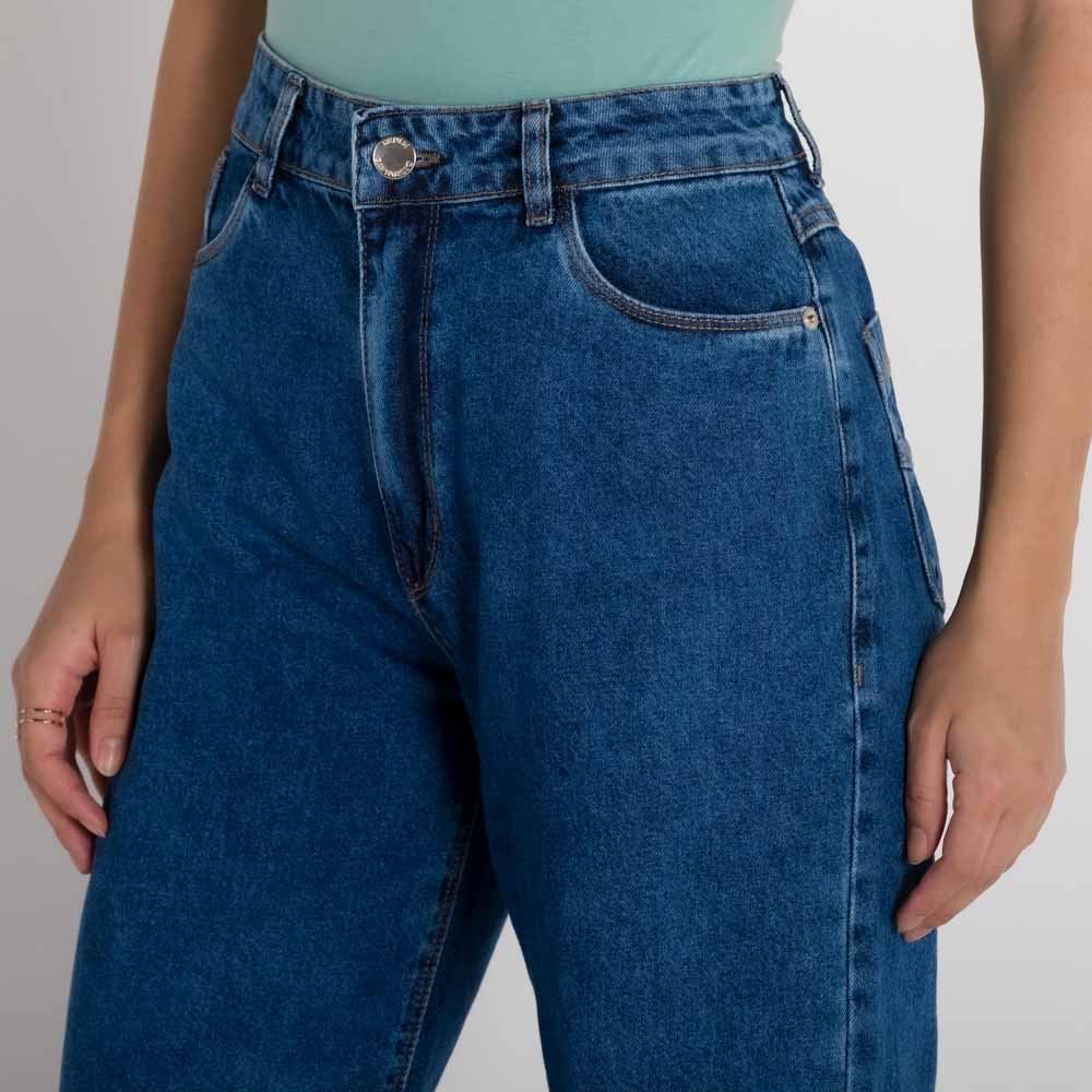 Calça Wide Leg Barra Desfiada Disparate