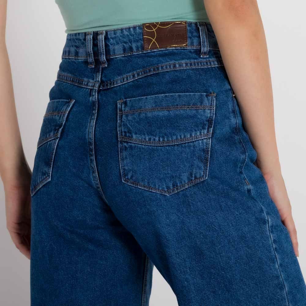 Calça Wide Leg Barra Desfiada Disparate