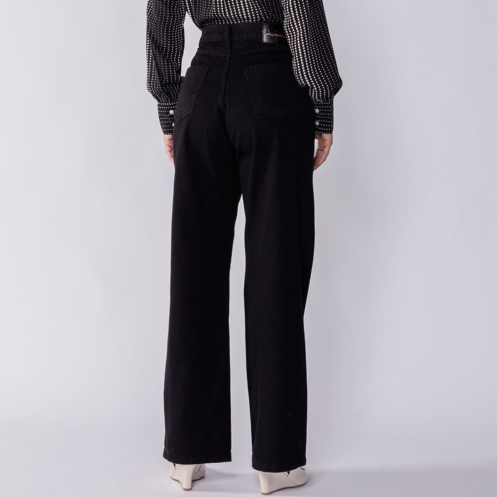 Calça Jeans Feminina Wide Leg Patricia Foster