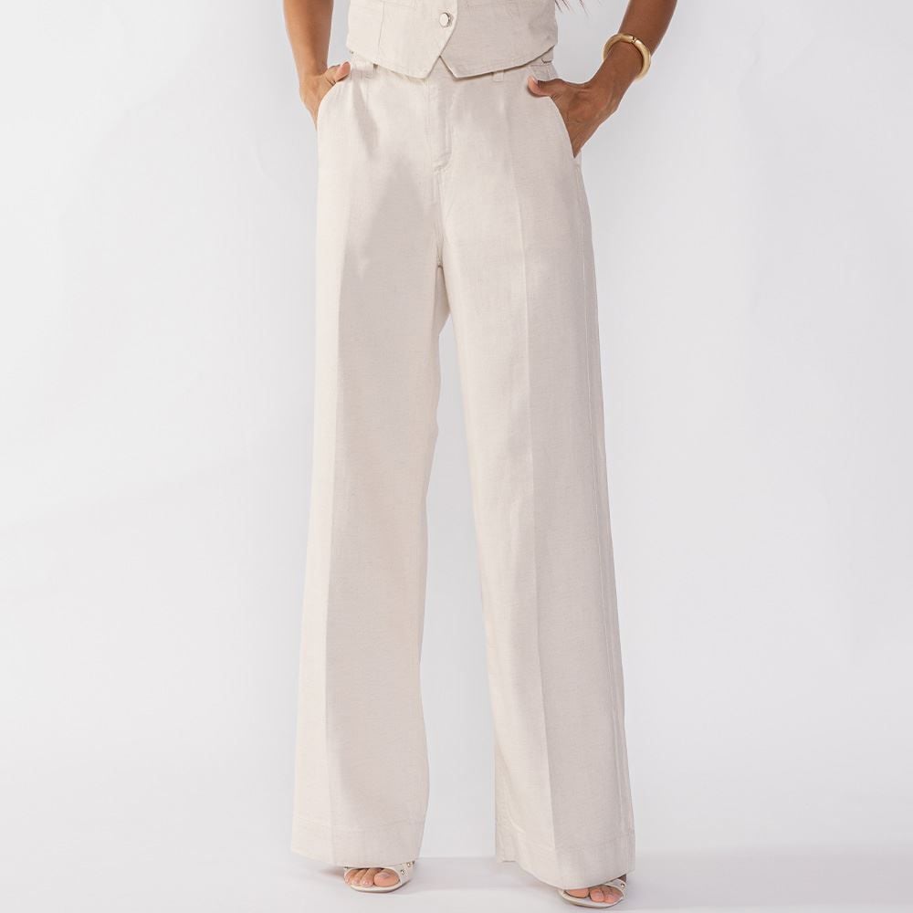 Calça Wide Leg Feminina Patricia Foster