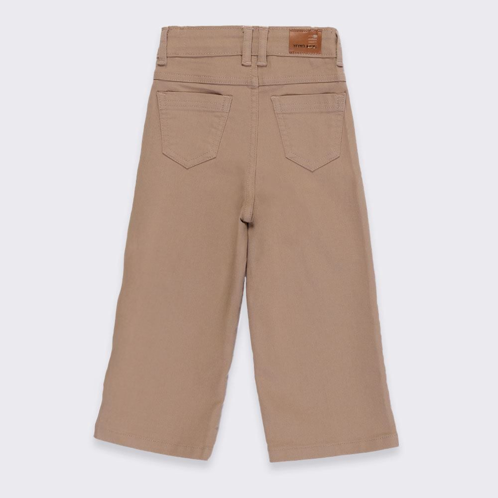 Calça Wide Leg Infantil Menina 1 a 3 Anos Yoyo Kids