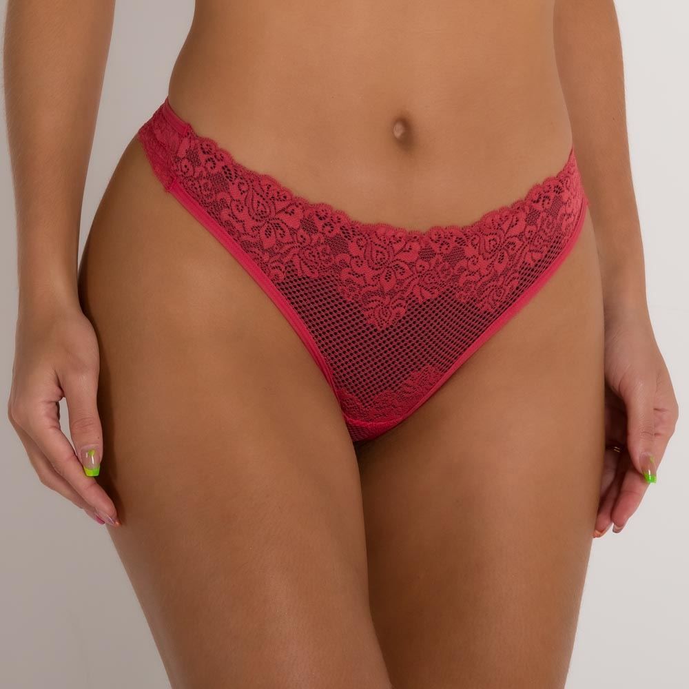 Calcinha Bicolor Renda Camila Moretti