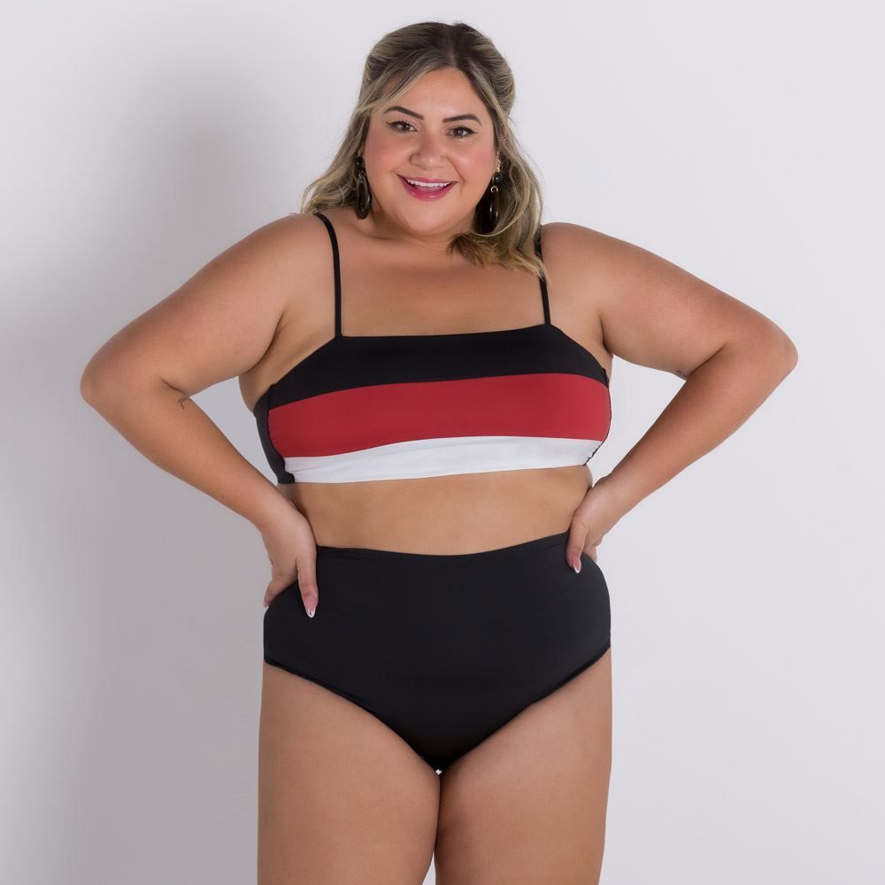 Calcinha Biquíni Alta Plus Patrícia Foster Mais