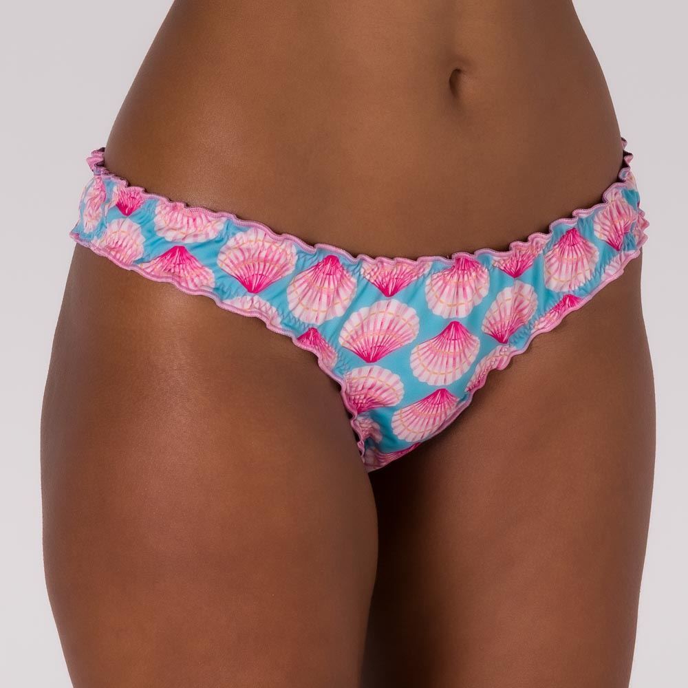 Calcinha Biquíni Estampa Conchas Boby Blues