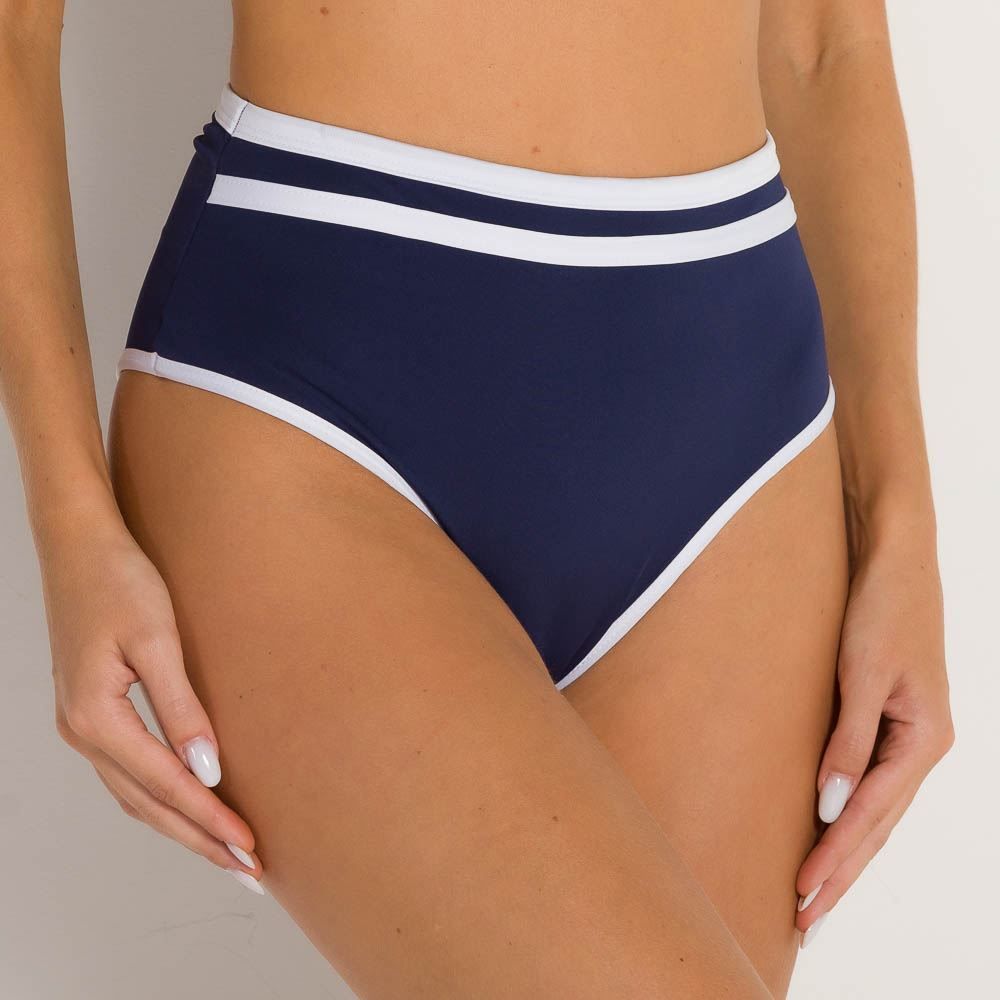 Calcinha Biquíni Hotpant Contrastante Boby Blues
