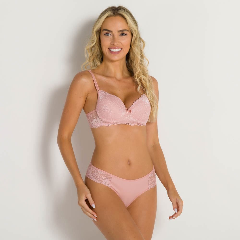 Calcinha Feminina Micro E Renda Camila Moretti